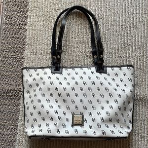 Black & White Dooney & Bourke Tote